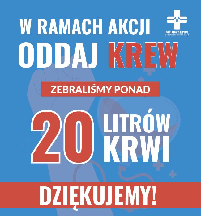 Zebraliśmy ponad 20 litrów krwi!